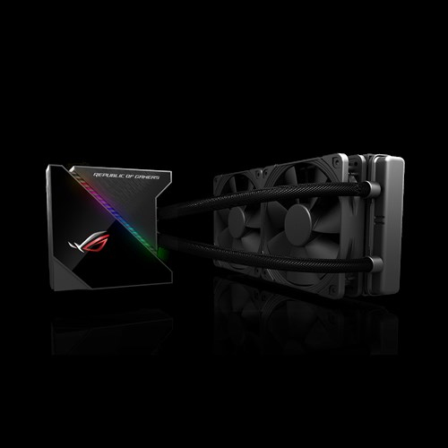 ASUS ROG RYUJIN 240 Processor All-in-one liquid cooler 12 cm Black 1 pc(s) ASUS ROG RYUJIN 240