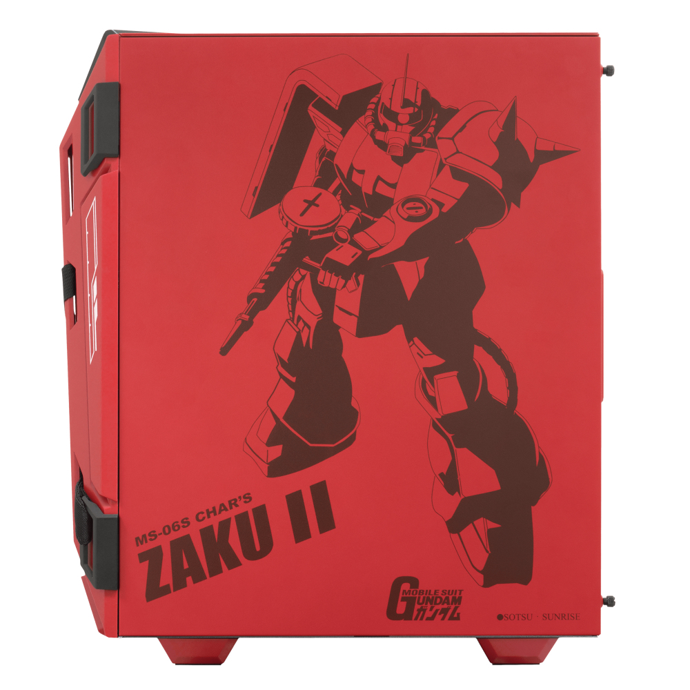 ASUS TUF Gaming GT301 ZAKU II Edition Black, Red, Transparent ASUS TUF Gaming GT301 ZAKU II Edition