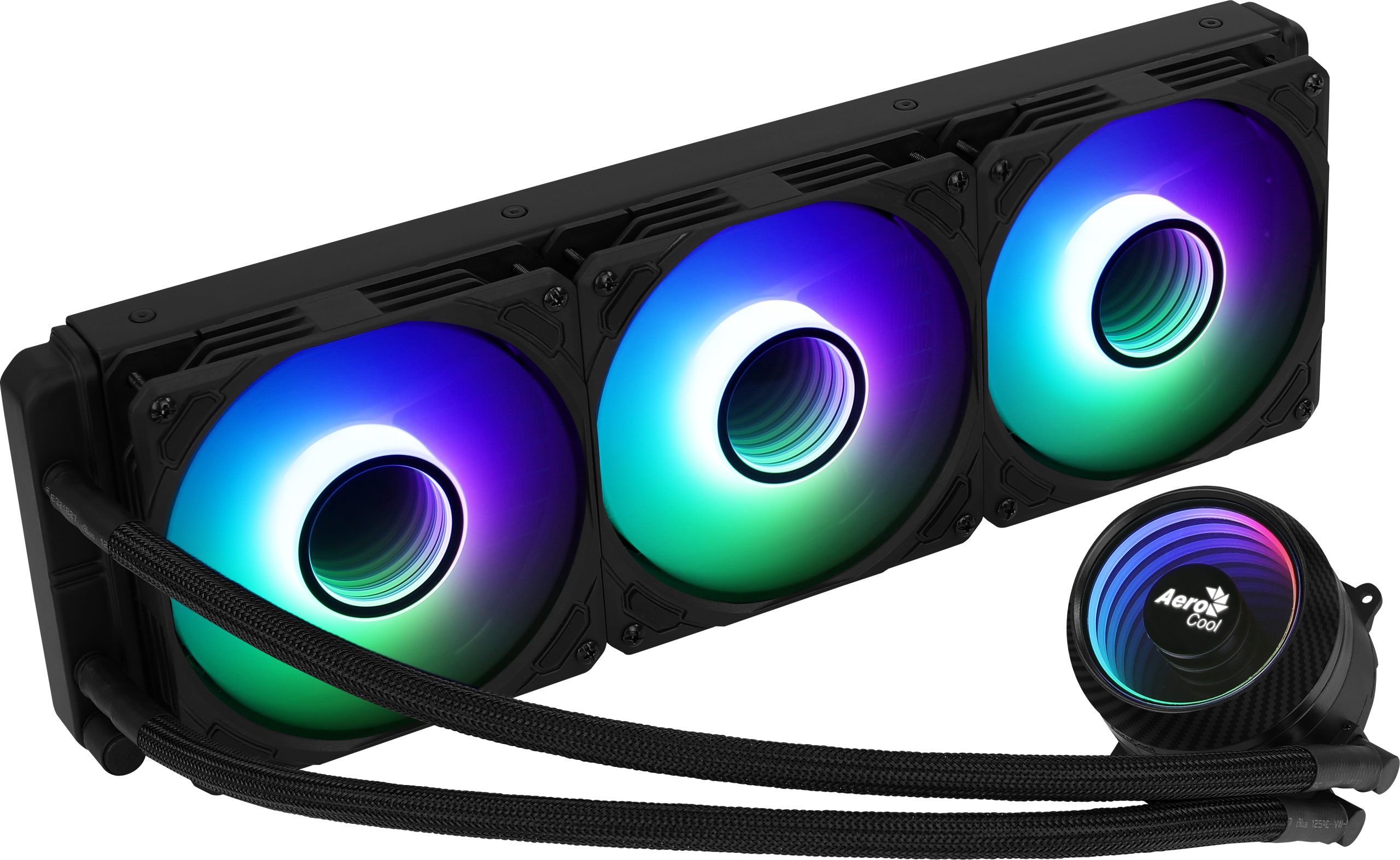 Aerocool MIRAGEL360 Liquid CPU Cooling 3x12cm ARGB Fan TDP 550W Black Aerocool MIRAGEL360 Liquid CPU Cooling 3x12cm ARGB Fan TDP 550W Black