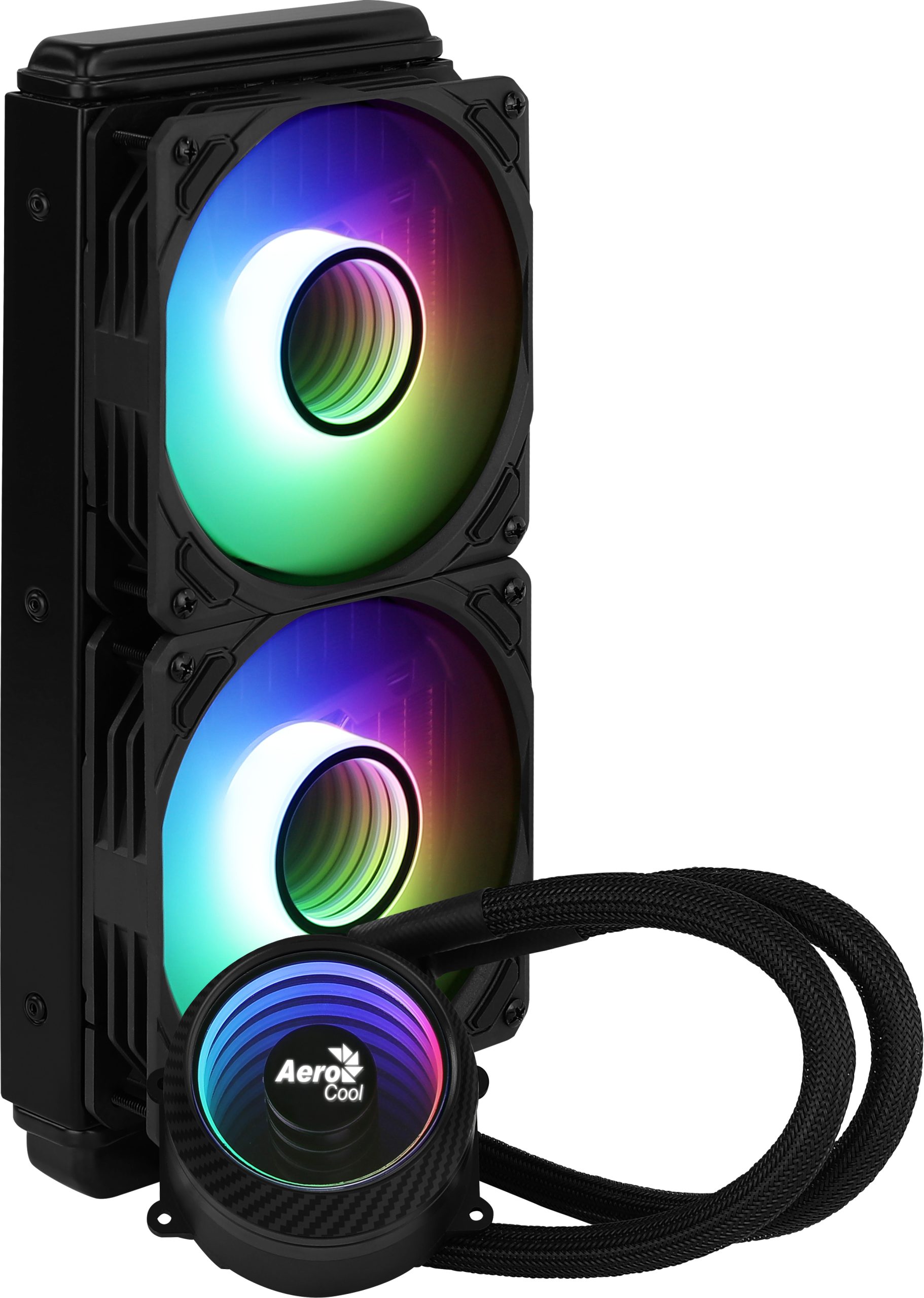 Aerocool MIRAGEL240 CPU Liquid Cooled 2x 12cm ARGB Fan TDP 400W Black Aerocool MIRAGEL240 CPU Liquid Cooled 2x 12cm ARGB Fan TDP 400W Black