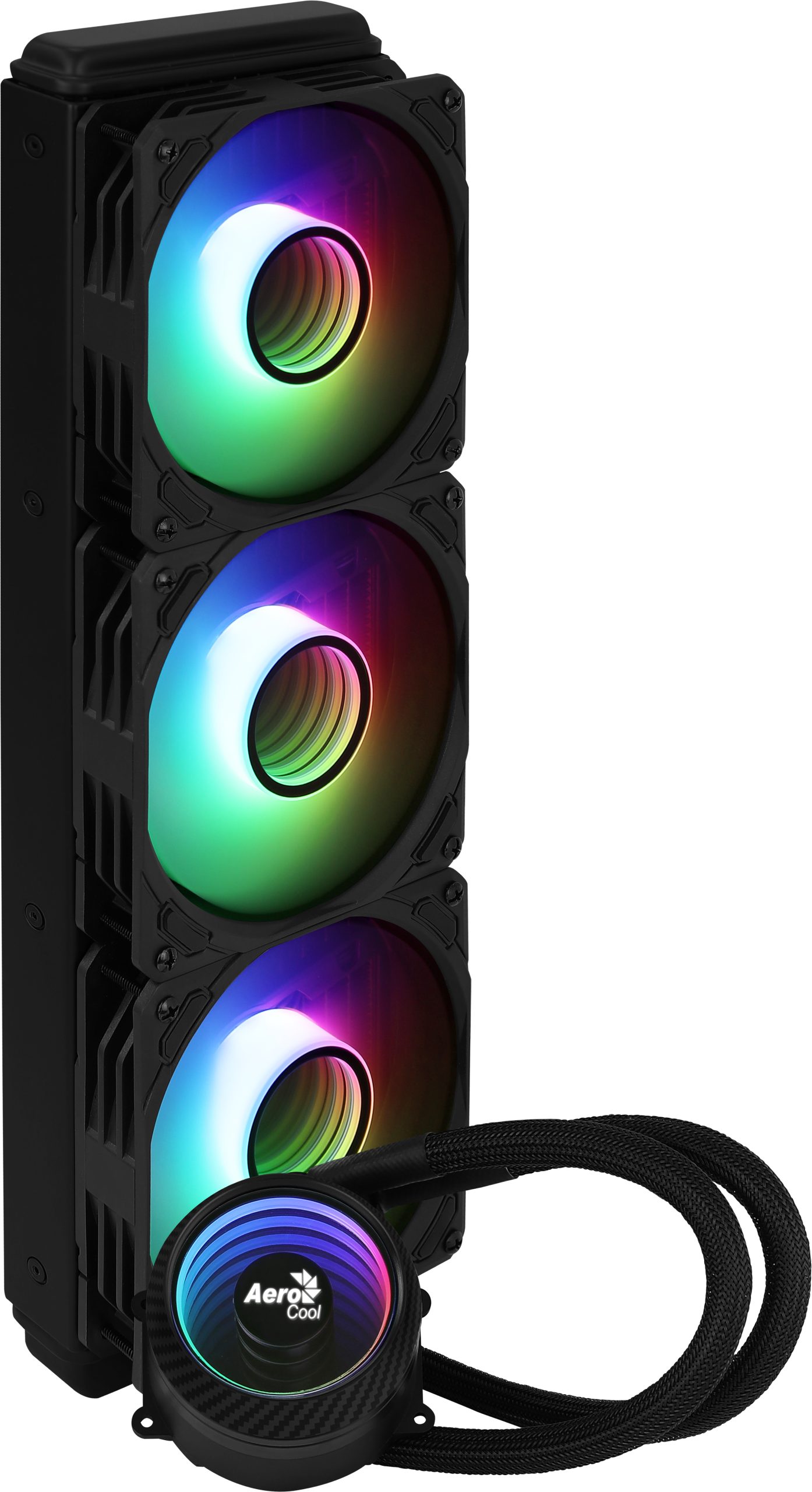 Aerocool MIRAGEL360 Liquid CPU Cooling 3x12cm ARGB Fan TDP 550W Black Aerocool MIRAGEL360 Liquid CPU Cooling 3x12cm ARGB Fan TDP 550W Black
