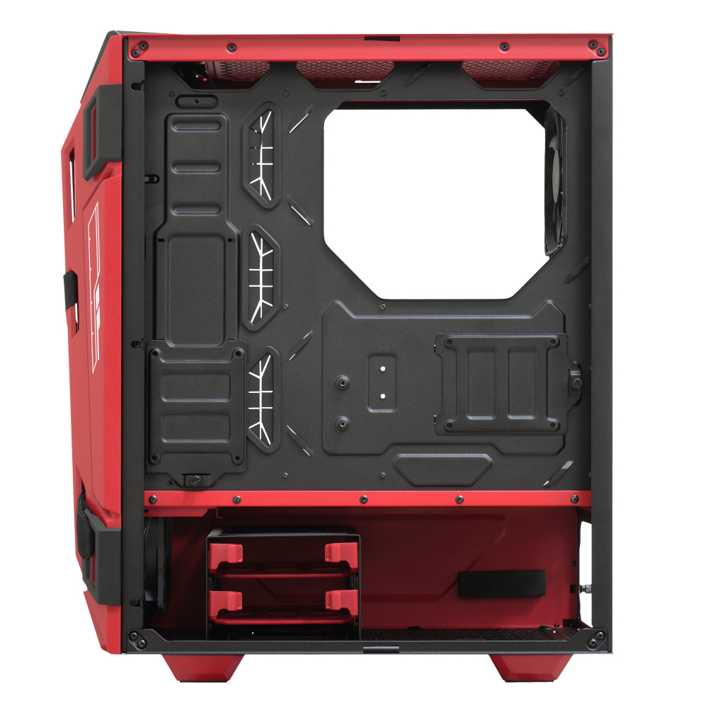 ASUS TUF Gaming GT301 ZAKU II Edition Black, Red, Transparent ASUS TUF Gaming GT301 ZAKU II Edition