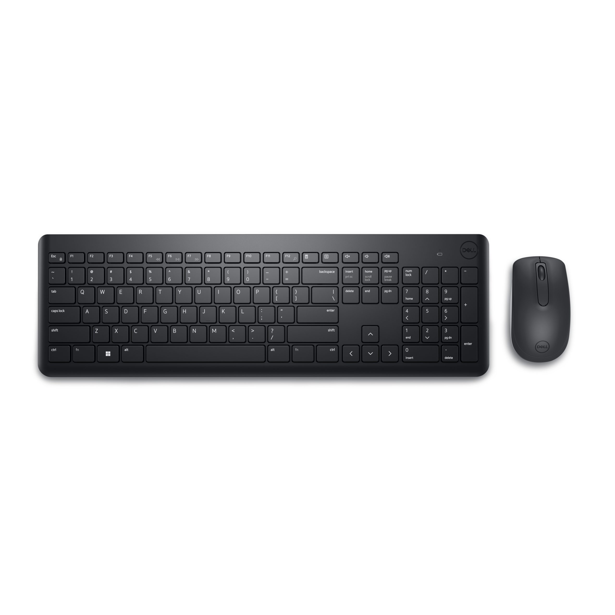 DELL KM3322W keyboard Mouse included Office RF Wireless QWERTY Arabic Black DELL KM3322W