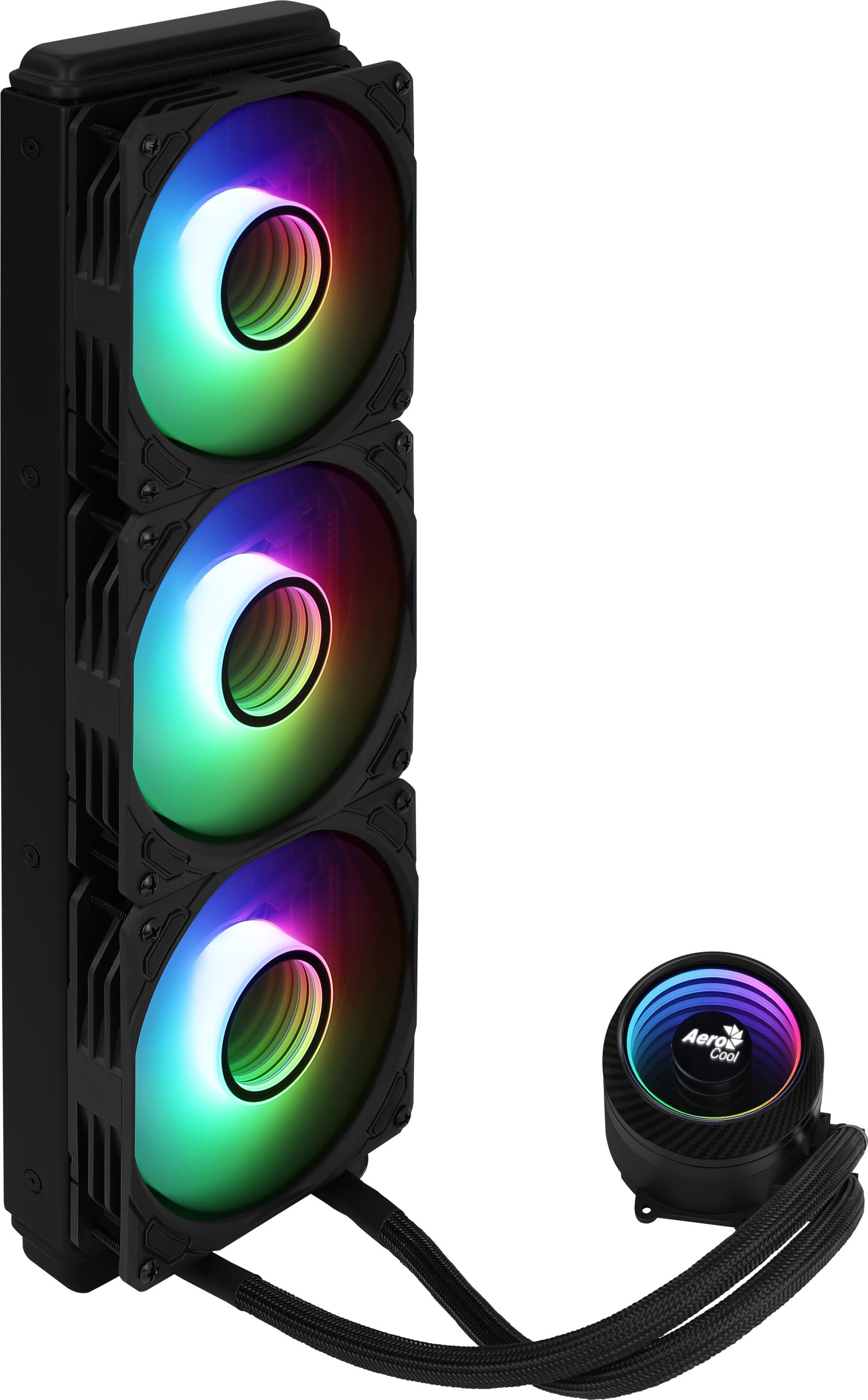Aerocool MIRAGEL360 Liquid CPU Cooling 3x12cm ARGB Fan TDP 550W Black Aerocool MIRAGEL360 Liquid CPU Cooling 3x12cm ARGB Fan TDP 550W Black