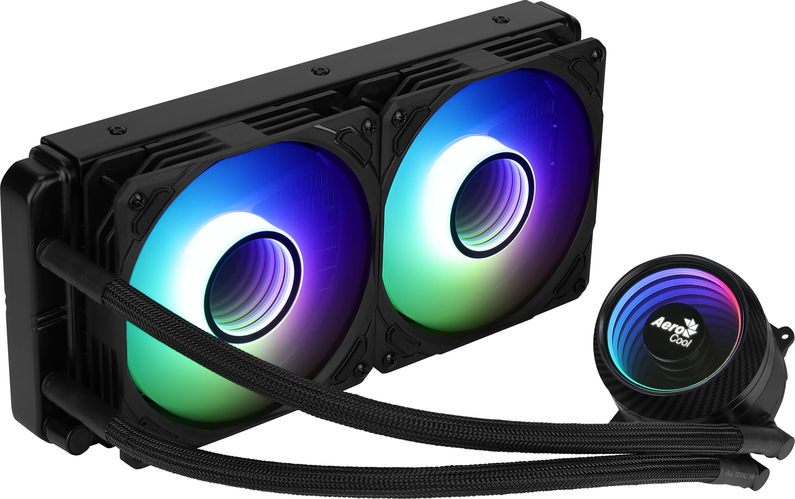 Aerocool MIRAGEL240 CPU Liquid Cooled 2x 12cm ARGB Fan TDP 400W Black Aerocool MIRAGEL240 CPU Liquid Cooled 2x 12cm ARGB Fan TDP 400W Black